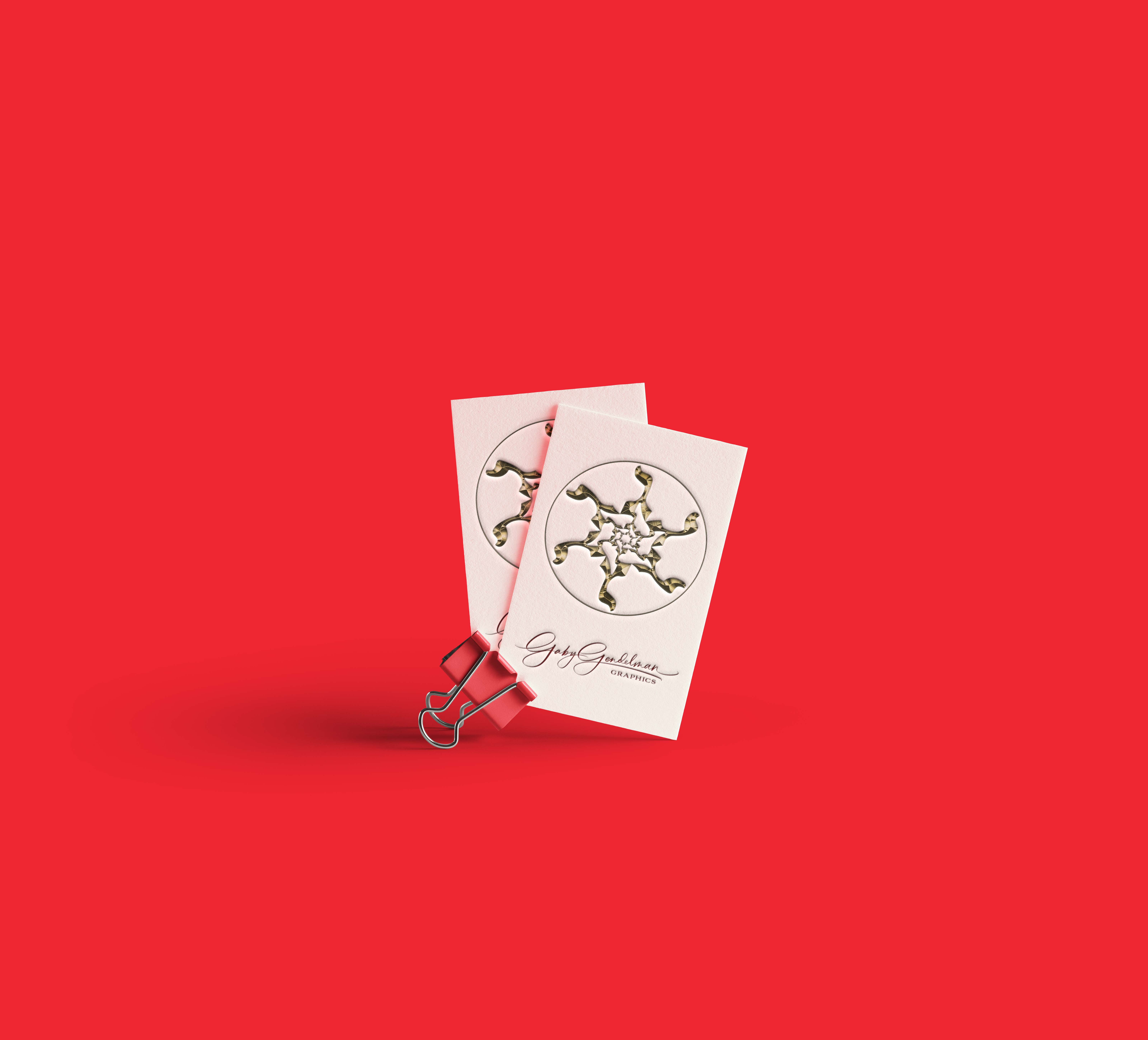 Business Card On Stand